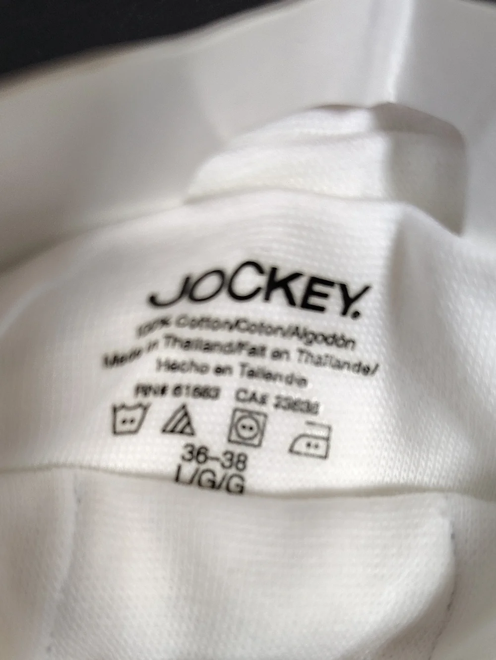 Vintage 2006 Jockey White Low-Rise Briefs with Seamless Waistband 2pk - Size L